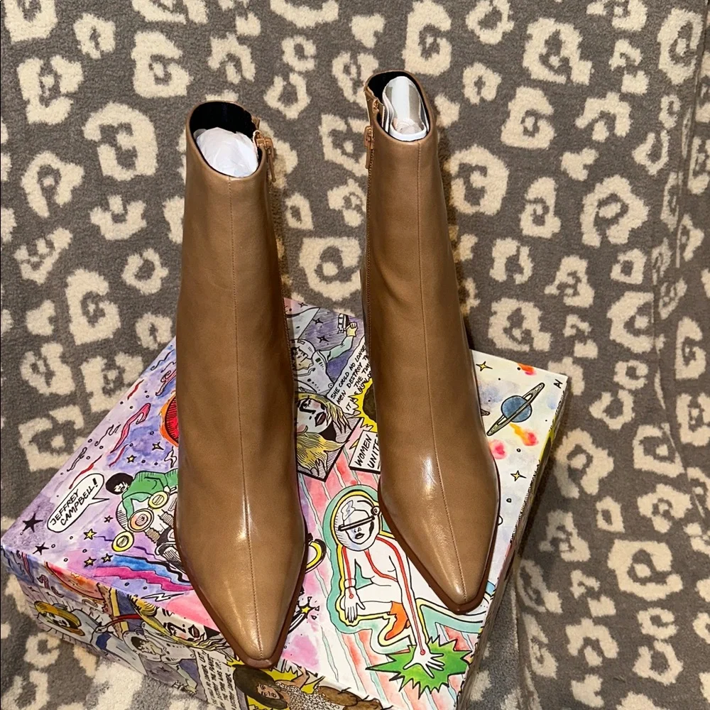 Jeffrey Campbell Sirenna Booties 👢👢 in Natural 😍😍  New & Never Worn 😍😍 - Picture 9 of 17